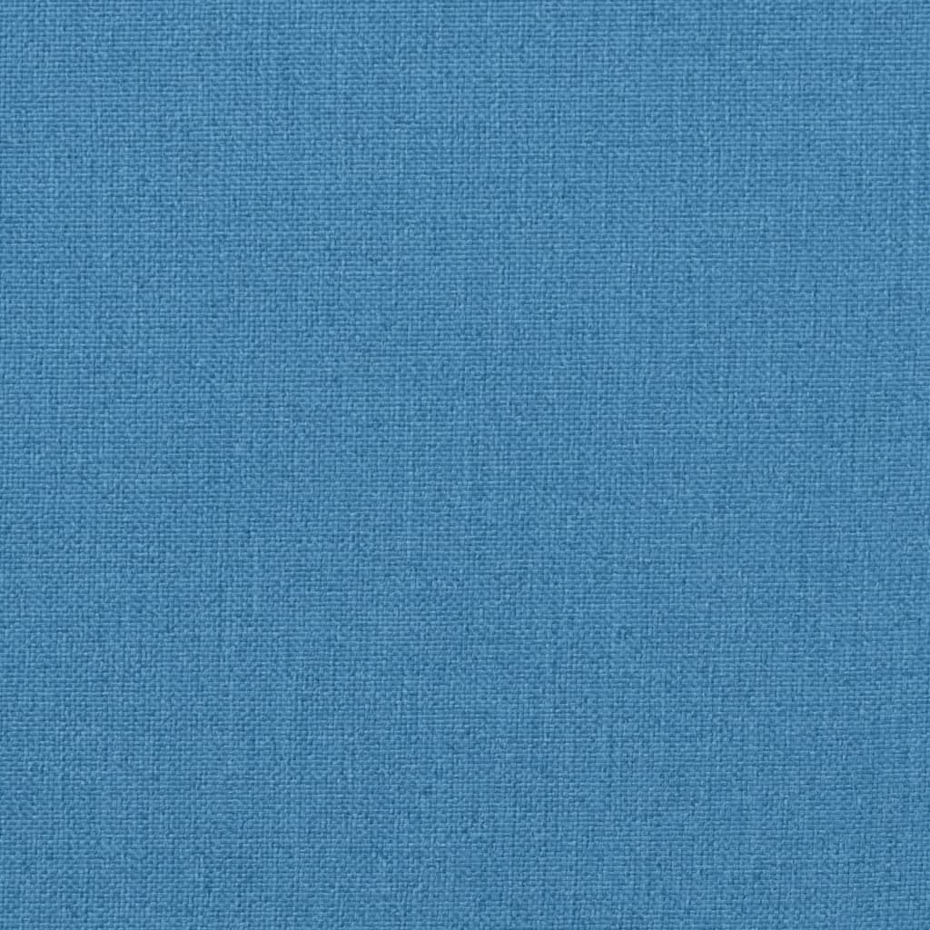 Hochlehner-Auflagen 4 Stk. Melange Blau 120x50x4 cm Stoff