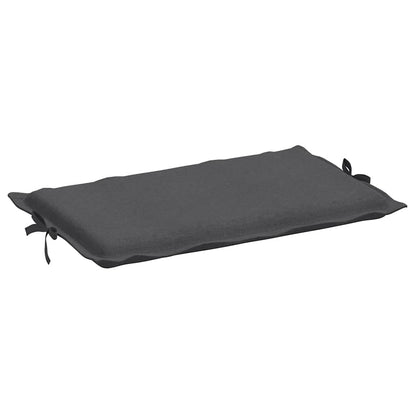 Sonnenliegen-Auflage Melange Anthrazit 186x58x4 cm Stoff