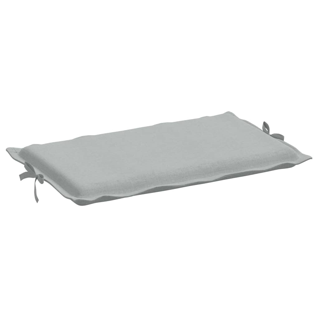 Coussin pour transat mélange gris clair 186x58x3 cm tissu