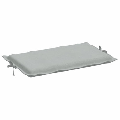 Sonnenliegen-Auflage Melange Hellgrau 186x58x4 cm Stoff