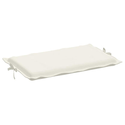 Sonnenliegen-Auflage Melange Creme 186x58x4 cm Stoff