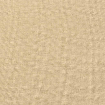 Sonnenliegen-Auflage Melange Beige 186x58x4 cm Stoff