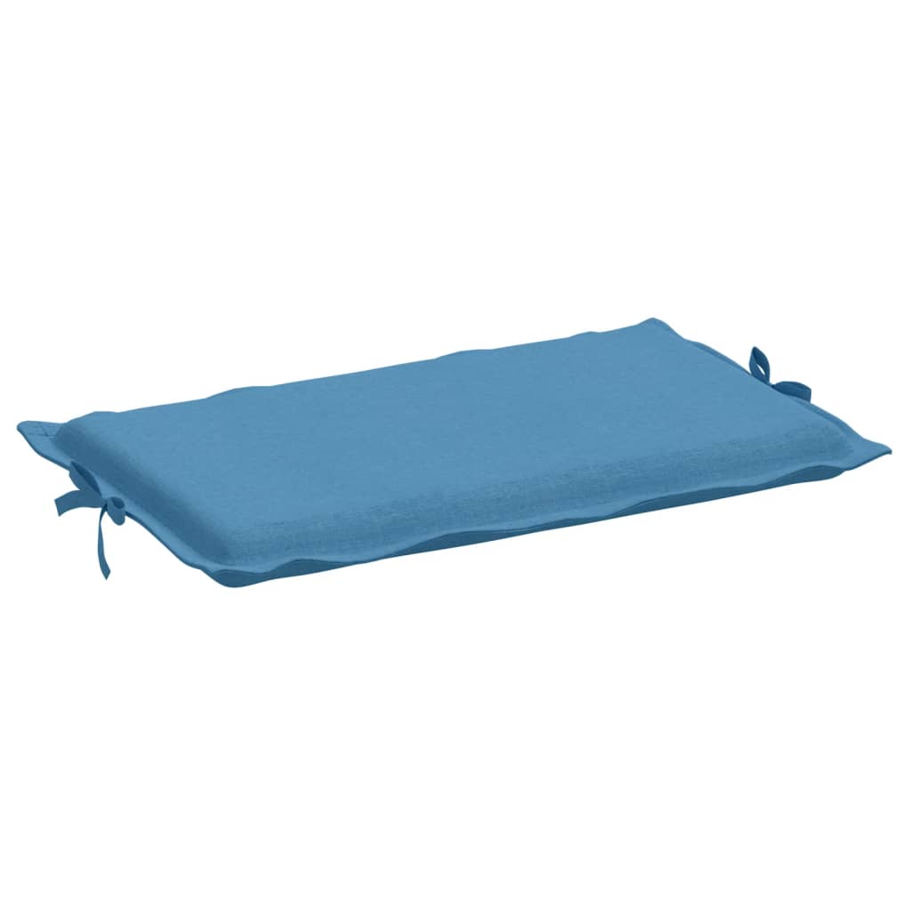 Coussin pour transat bleu chiné 186x58x3 cm tissu