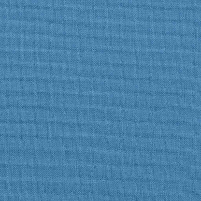 Sonnenliegen-Auflage Melange Blau 186x58x4 cm Stoff