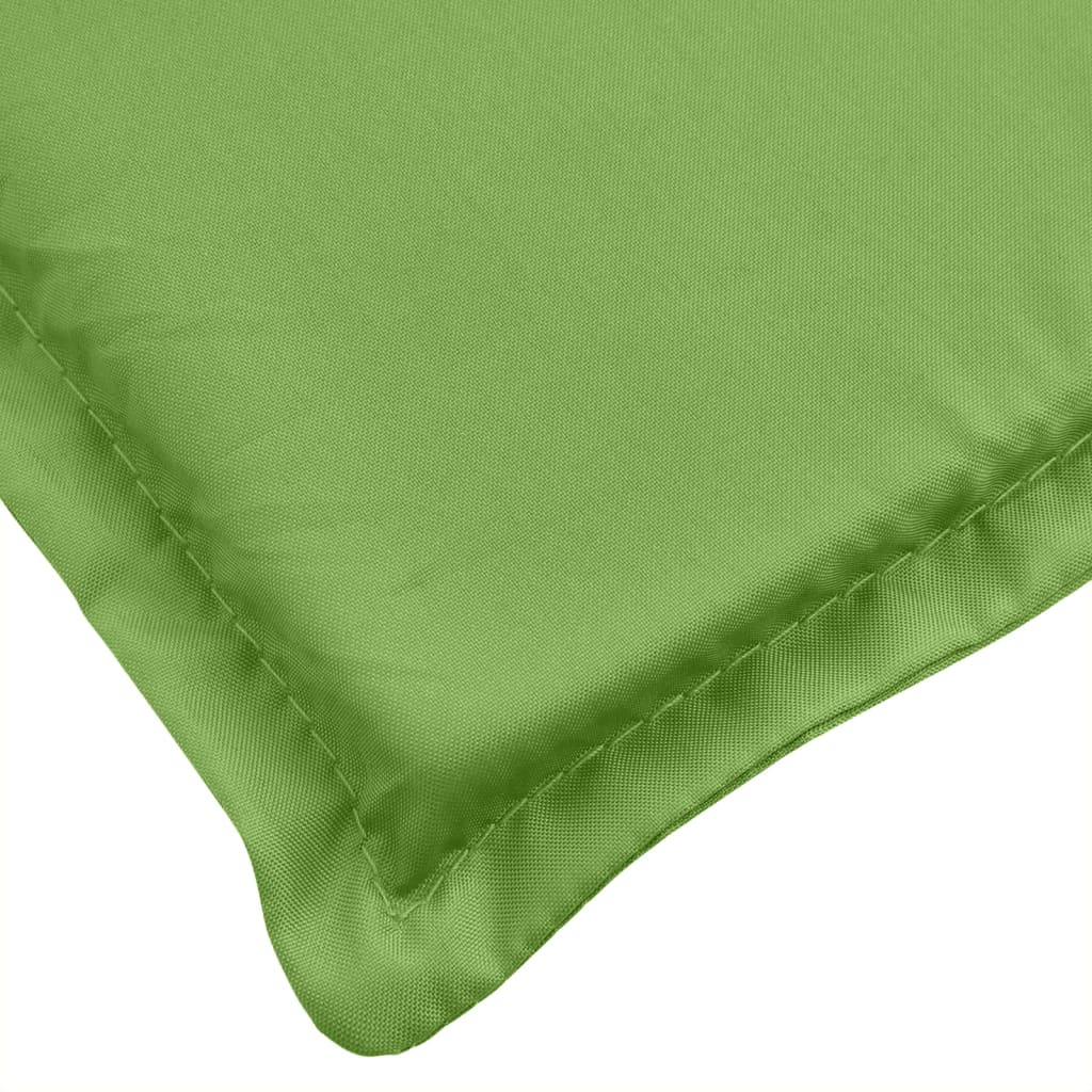 Coussin pour transat vert mélangé 186x58x3 cm tissu