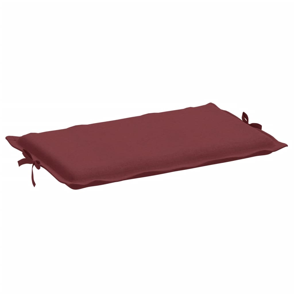 Coussin pour transat mélange vin rouge 186x58x3 cm tissu