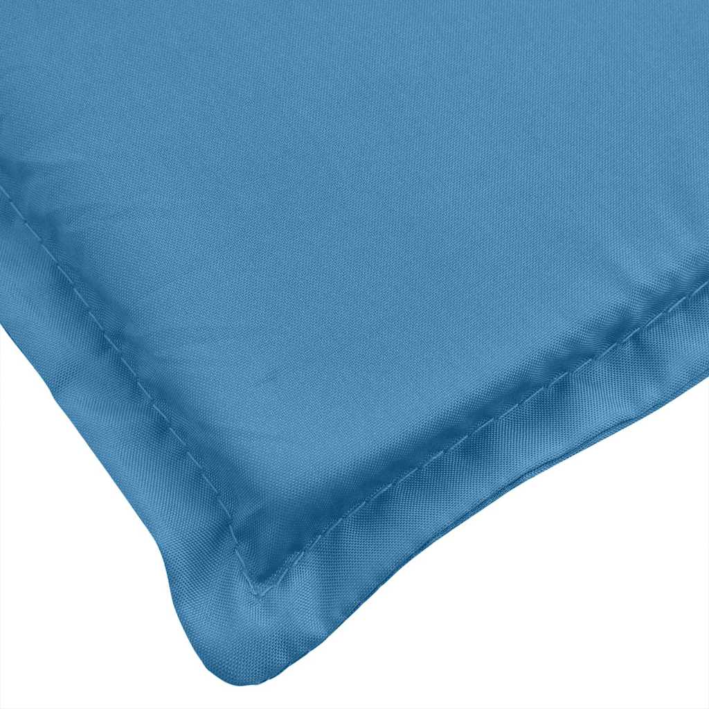 Liegestuhl-Auflage Melange Blau (75+105) x 50 x 4 cm Stoff