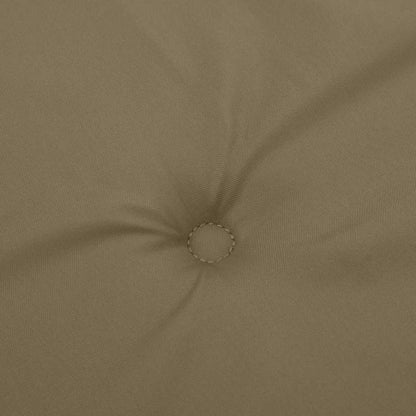 Liegestuhl-Auflage Melange Taupe (75+105) x 50 x 4 cm Stoff