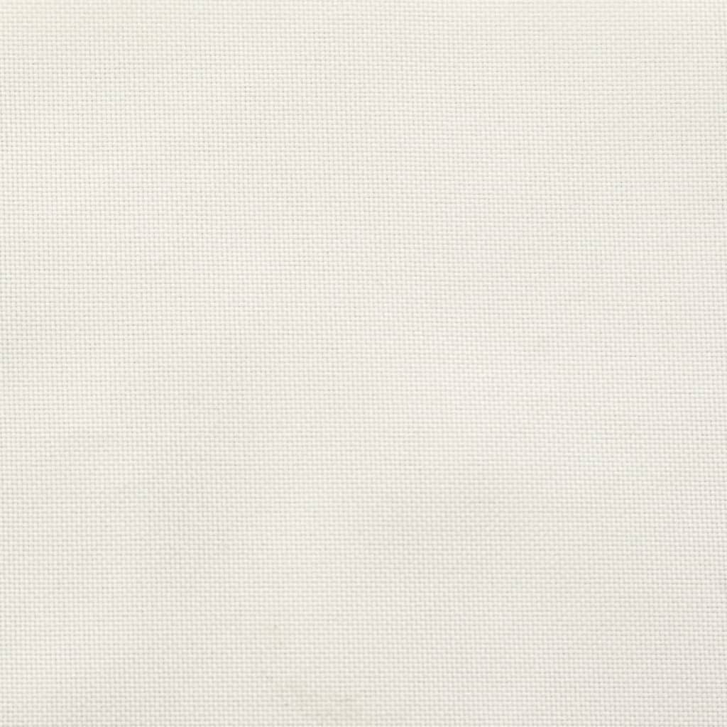 Sonnenliegen-Auflage Melange Creme 200x60x4 cm Stoff