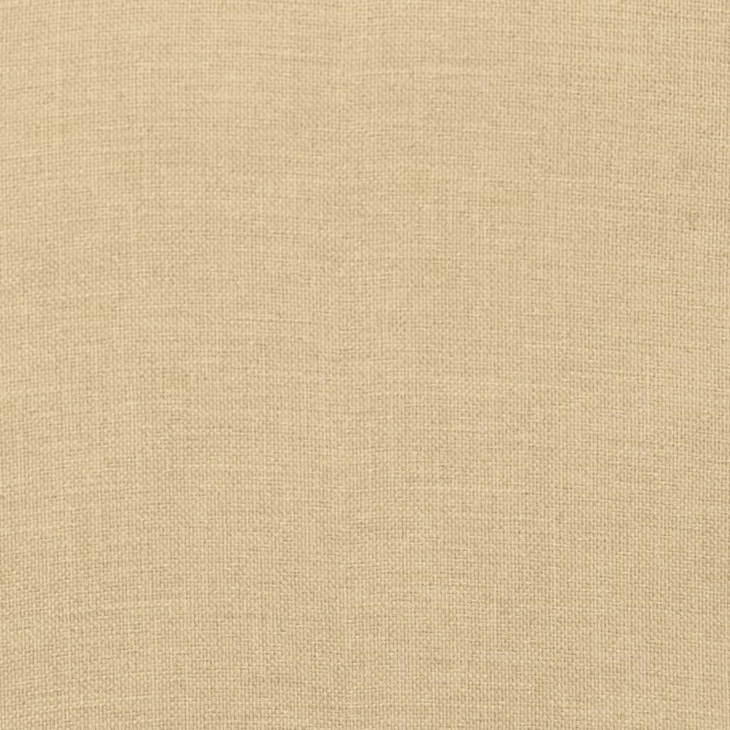 Sonnenliegen-Auflage Melange Beige 200x60x4 cm Stoff