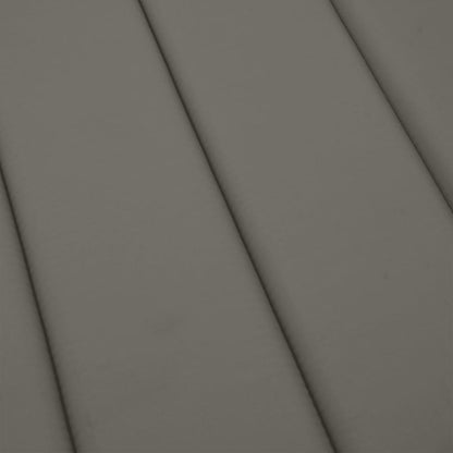 Sonnenliegen-Auflage Melange Dunkelgrau 200x70x4 cm Stoff
