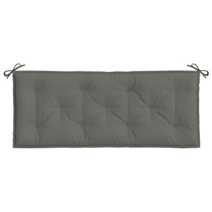 Gartenbank-Auflage Melange Dunkelgrau 120x50x7 cm Stoff