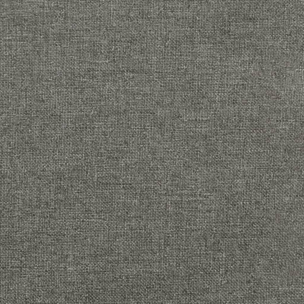 Gartenbank-Auflage Melange Dunkelgrau 120x50x7 cm Stoff