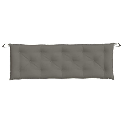 Gartenbank-Auflage Melange Dunkelgrau 150x50x7 cm Stoff