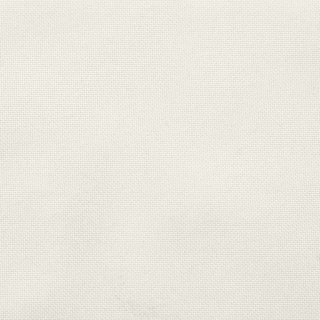 Palettenkissen 2-tlg. Melange Creme Stoff