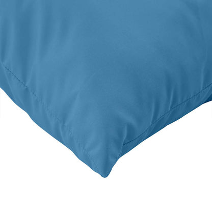 Palettenkissen 2-tlg. Melange Blau Stoff