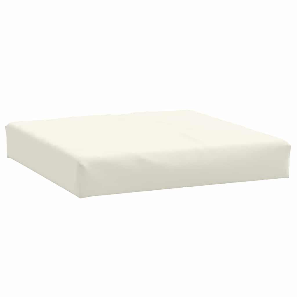 Palettenkissen 3-tlg. Melange Creme Stoff