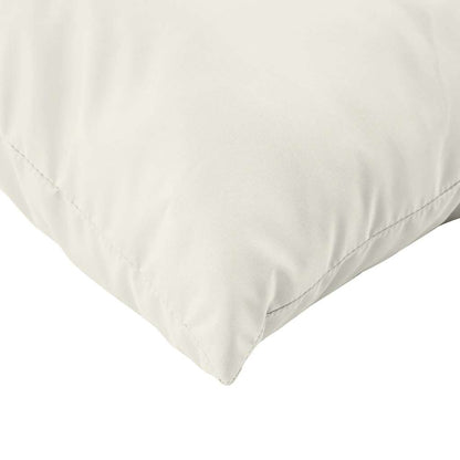 Palettenkissen 3-tlg. Melange Creme Stoff