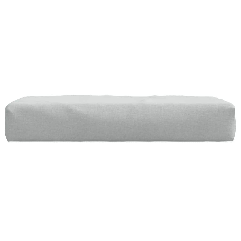 Palettenkissen Melange Hellgrau 60x60x9,5 cm Stoff