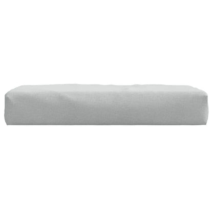 Palettenkissen Melange Hellgrau 60x60x9,5 cm Stoff