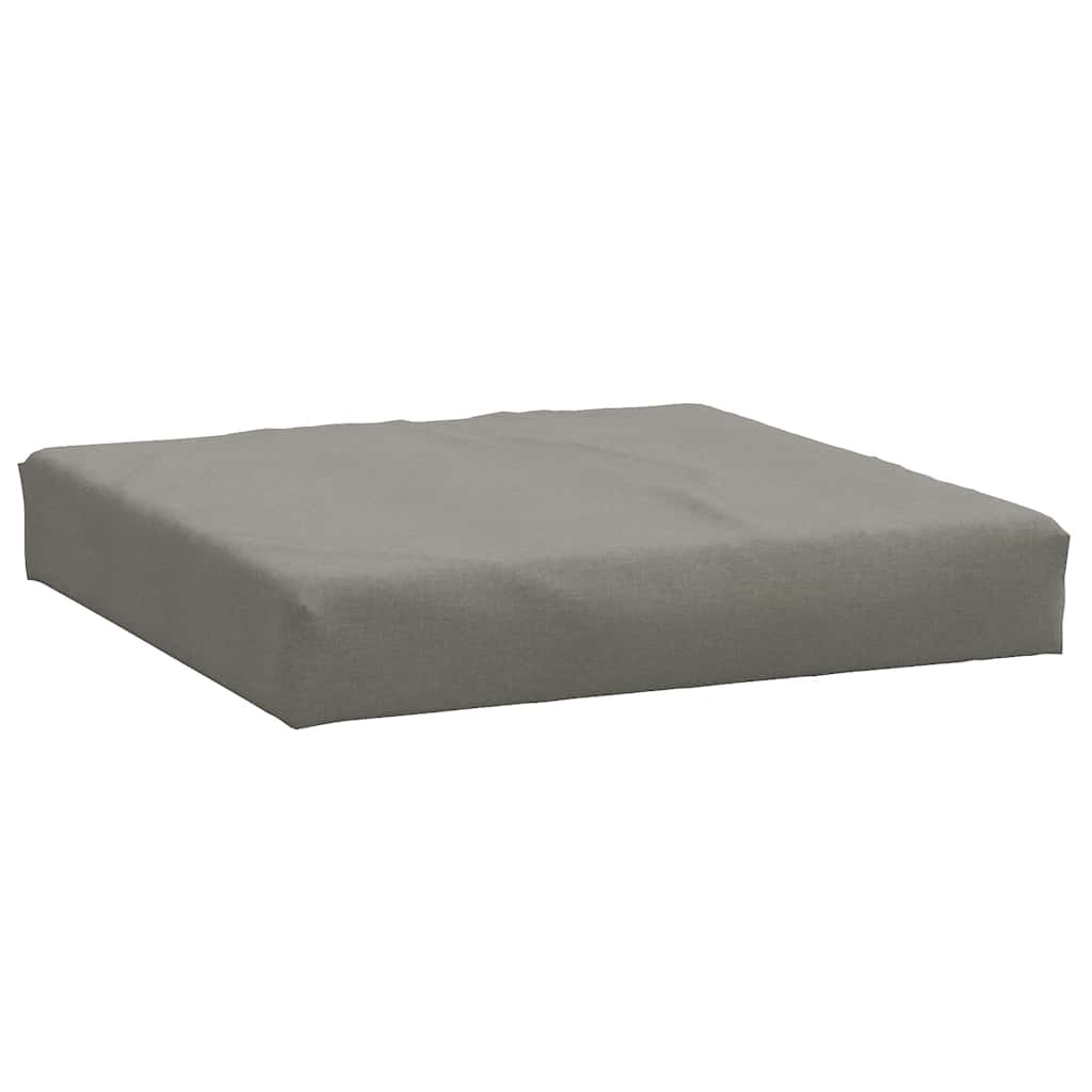 Palettenkissen Melange Dunkelgrau 60x60x9,5 cm Stoff