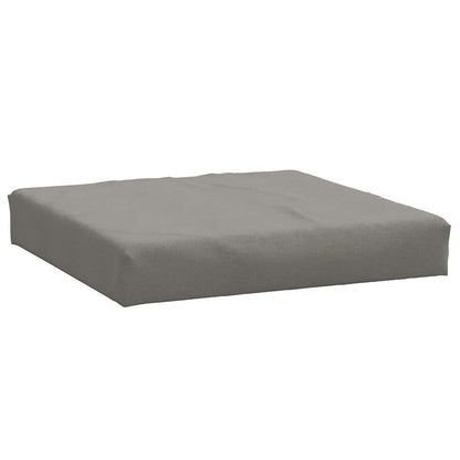 Palettenkissen Melange Dunkelgrau 60x60x9,5 cm Stoff
