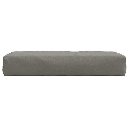 Palettenkissen Melange Dunkelgrau 60x60x9,5 cm Stoff