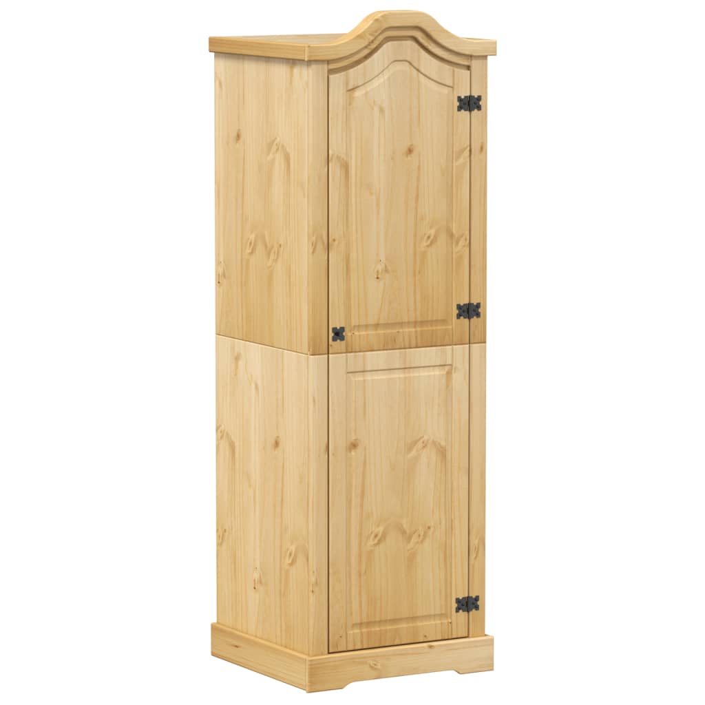 Armoire Corona 55x52x170 cm en bois de pin massif