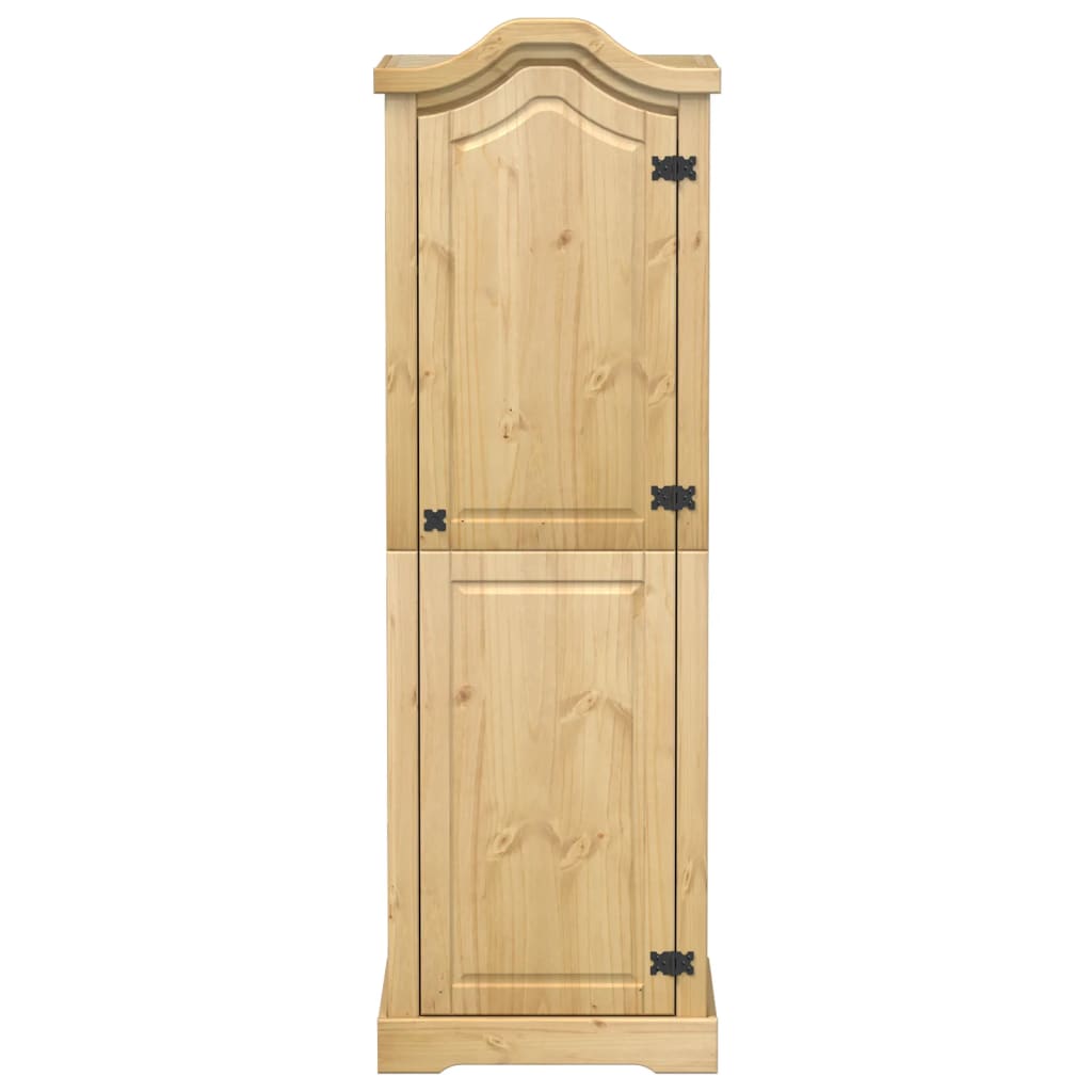 Armoire Corona 55x52x170 cm en bois de pin massif