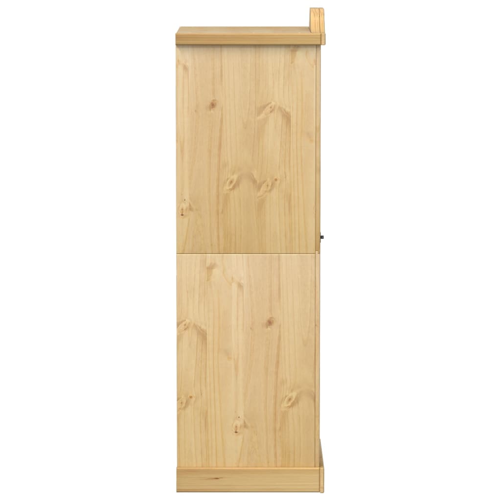 Armoire Corona 55x52x170 cm en bois de pin massif