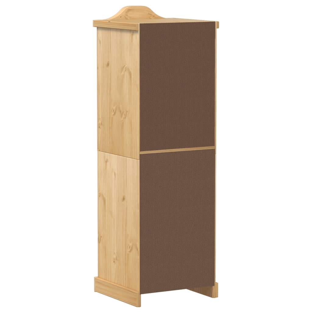 Armoire Corona 55x52x170 cm en bois de pin massif