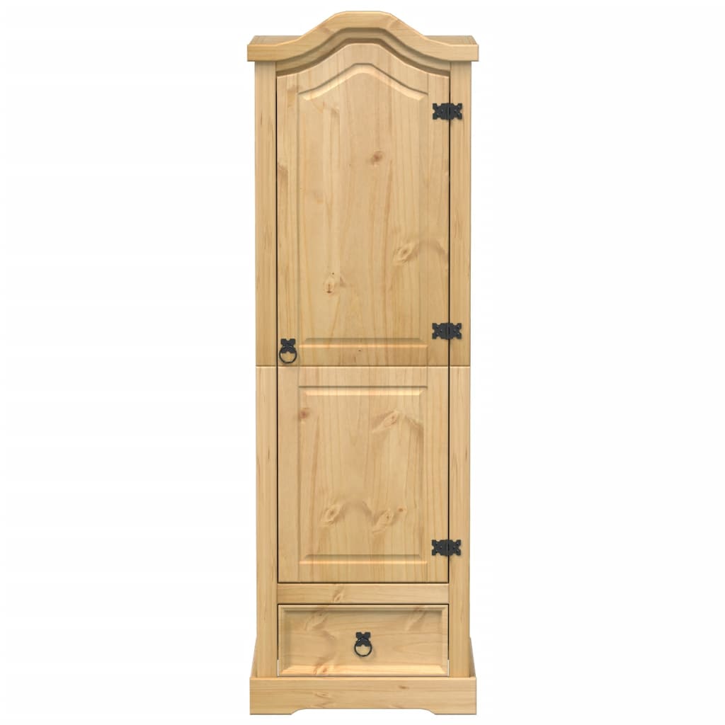 Armoire Corona 55x52x170 cm en bois de pin massif