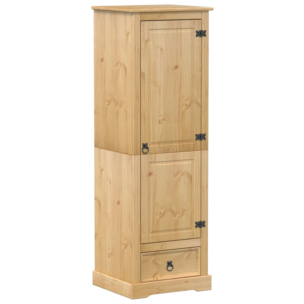 Armoire Corona 55x50x170 cm en bois de pin massif