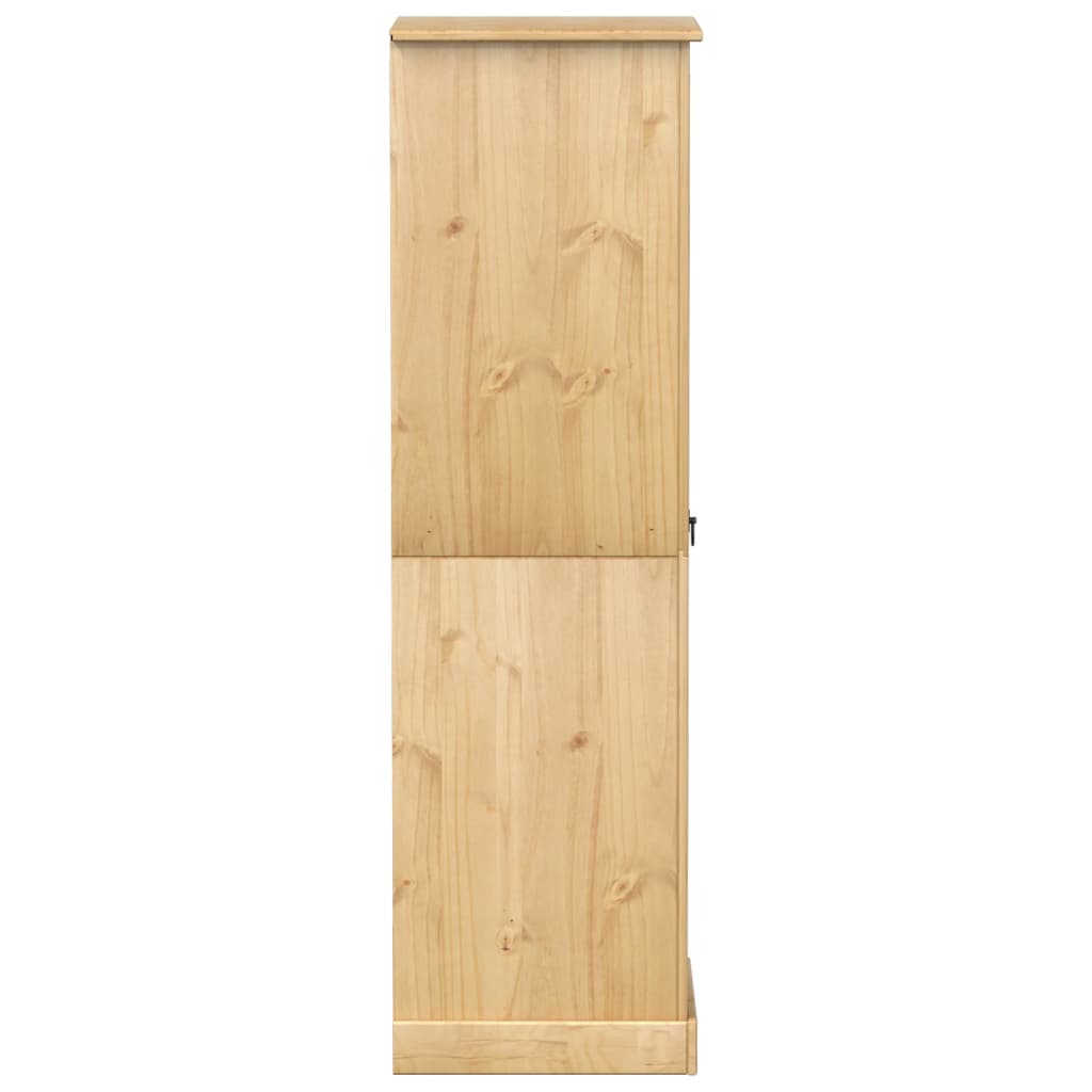 Armoire Corona 55x50x170 cm en bois de pin massif