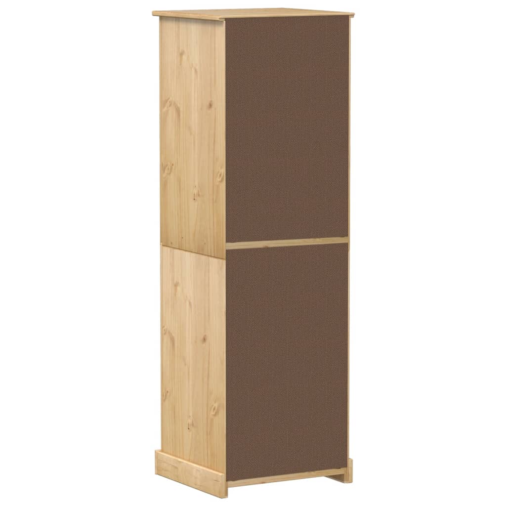 Armoire Corona 55x50x170 cm en bois de pin massif