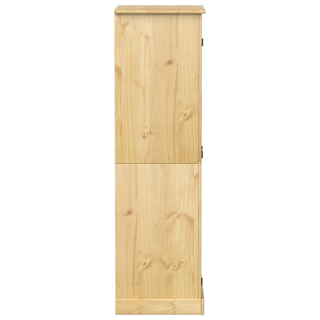 Armoire Corona 76x50x170 cm en bois de pin massif