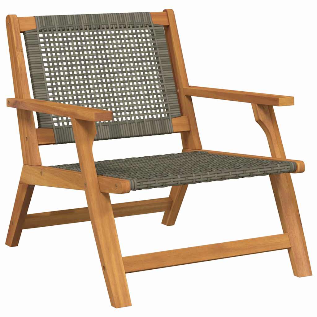 gartenmöbel 2 pcs Grau 67 x 78 x 73 cm Massivholz Akazie