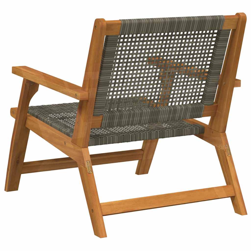 gartenmöbel 2 pcs Grau 67 x 78 x 73 cm Massivholz Akazie
