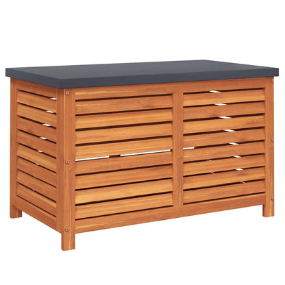Gartenbox 90x48x55 cm Massivholz Eukalyptus