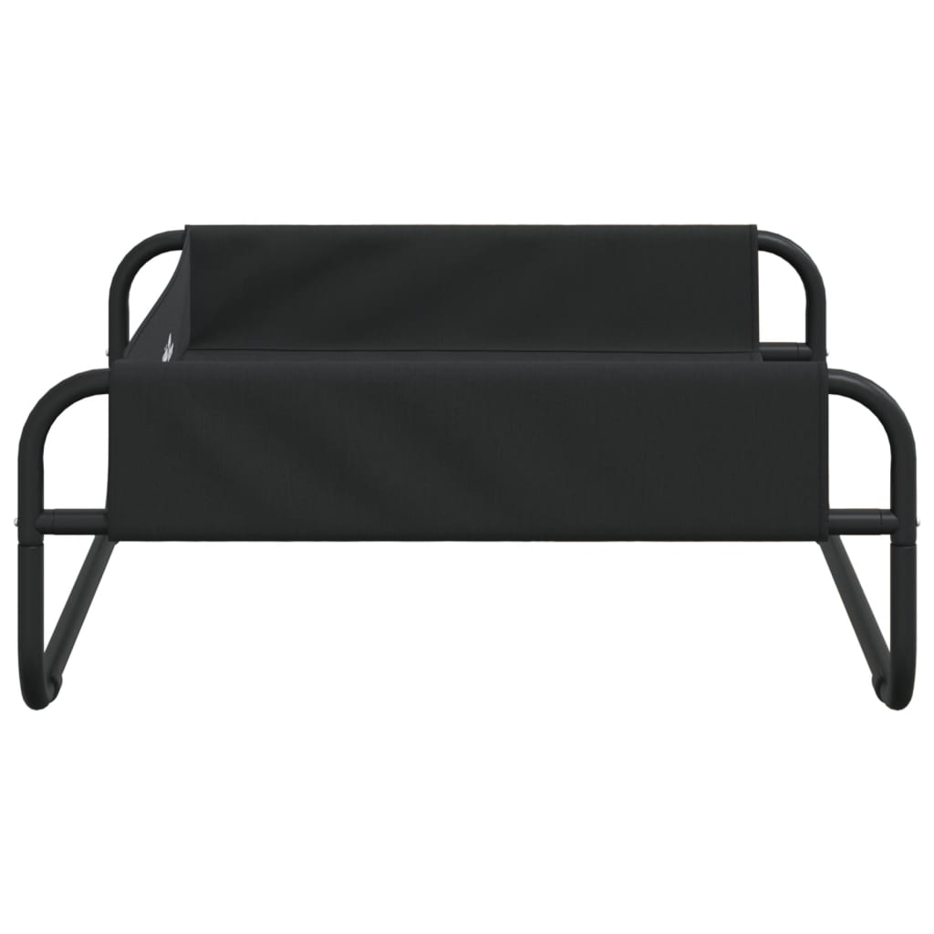 Raised Dog Bed Anthracite Oxford Fabric and Steel