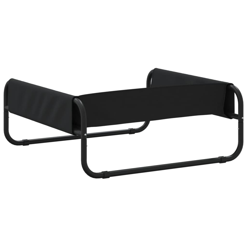 Raised Dog Bed Anthracite Oxford Fabric and Steel