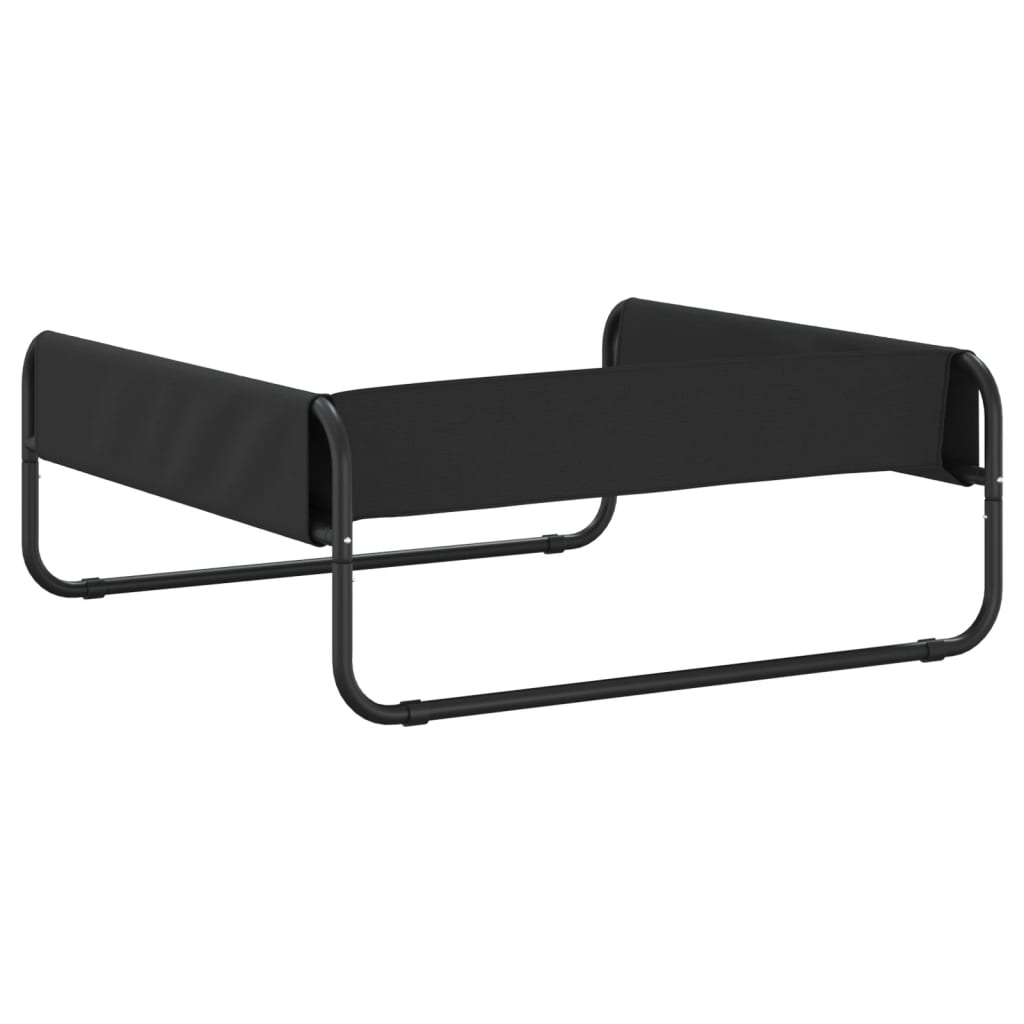 Raised Dog Bed Anthracite Oxford Fabric and Steel