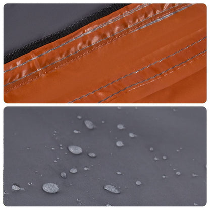 Kuppel-Campingzelt 3 Personen Grau und Orange Quick Release