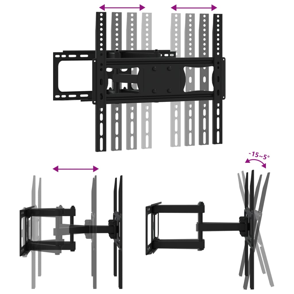 Support mural TV écran 26-70 pouces Max VESA 400x400 mm 40kg