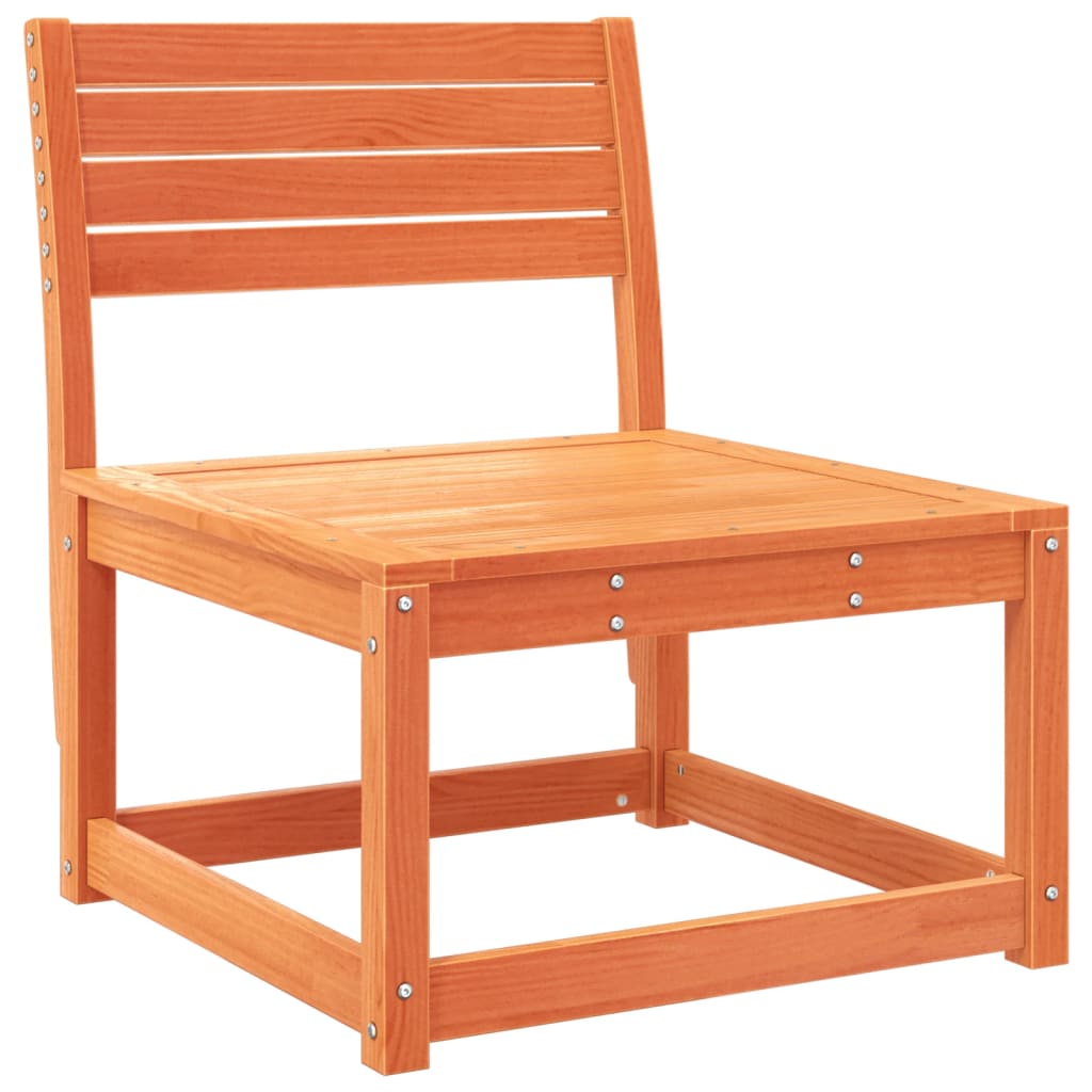 5-piece garden sofa set, wax brown, solid pine wood