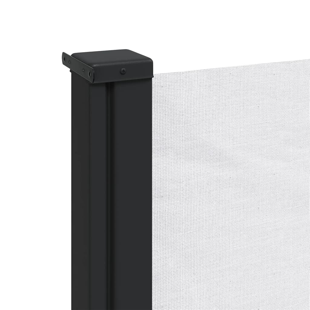 Seitenmarkise Ausziehbar Weiß 117x300 cm