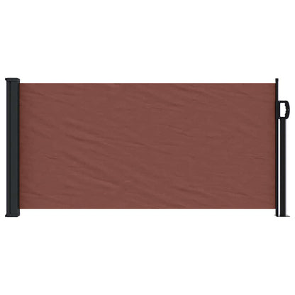 Seitenmarkise Ausziehbar Braun 100x500 cm
