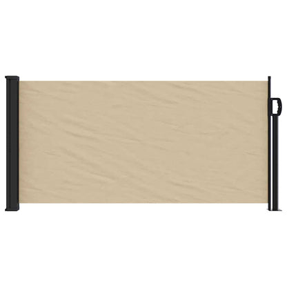 Seitenmarkise Ausziehbar Beige 100x500 cm