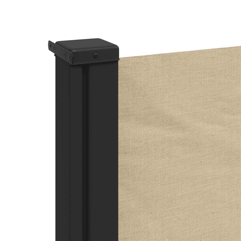 Seitenmarkise Ausziehbar Beige 100x500 cm