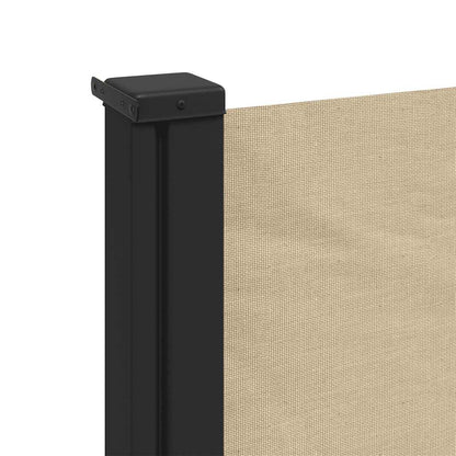 Seitenmarkise Ausziehbar Beige 100x500 cm